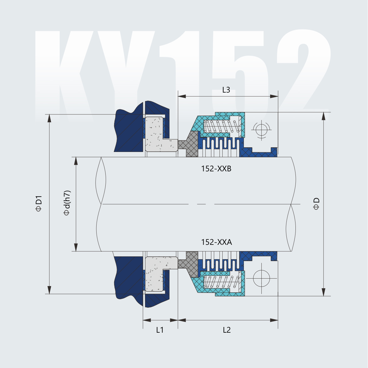 Dibujo técnico KY TIPO 152