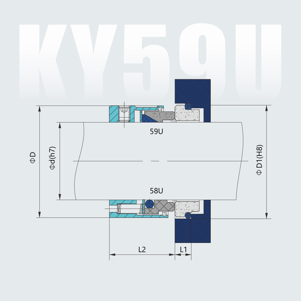 KY TIPO 59U / 58U - Dibujo Técnico